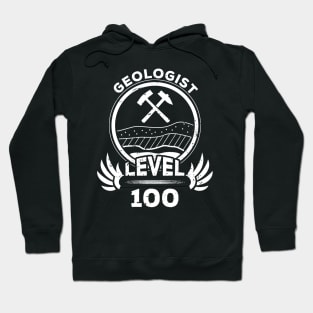 Level 100 Geologist Gift Hoodie